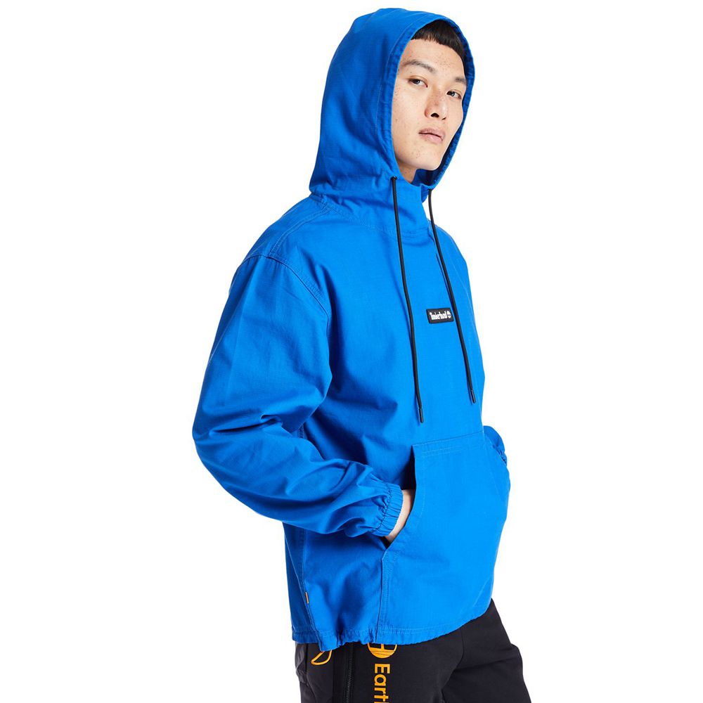 Timberland Mens Sweatshirts Workwear Ripstop Hoodie - Blue - India XM1278053